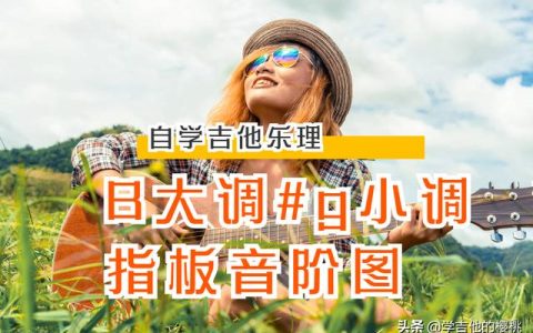 g调音阶图（吉他c大调音阶图）